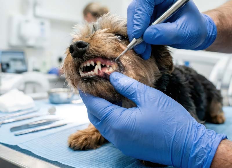 dental cleaning on a dog in Fort Lauderdale