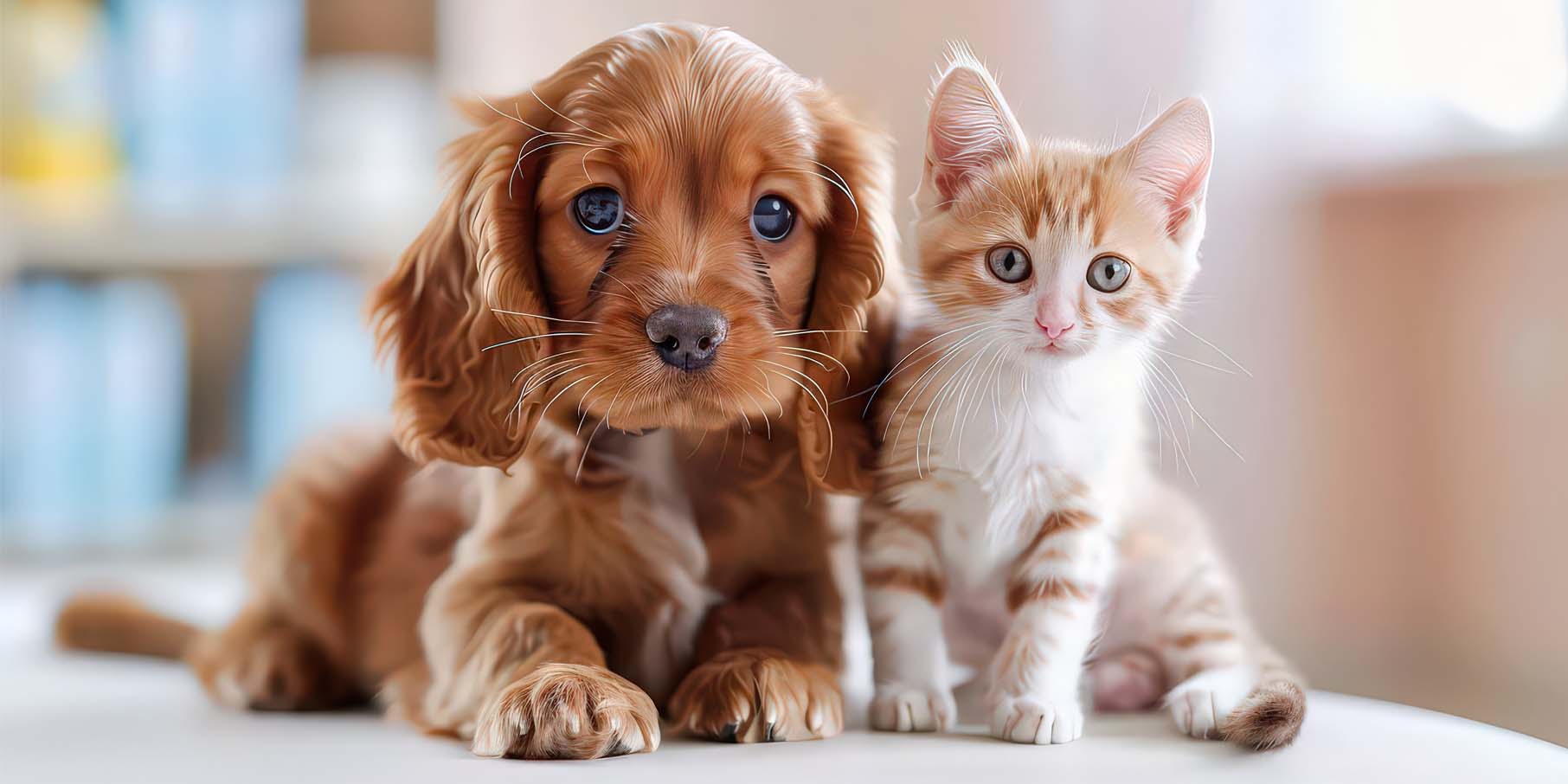 puppy and kitten getting vaccination in Fort Lauderdale